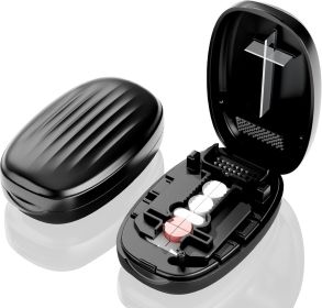 Pill Cutter Splitter for Small and Tiny Pills, 1/2 1/4 Pill Splitter for Small Pills,Vitamins, Tablets in Half or Quarters, Accurate and Easy Cut