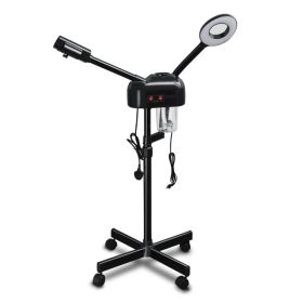 2 in 1 Facial Steamer with 3X Magnifying Lamp, Esthetician Steamer Professional Aromatherapy Humidifier Face Spa Mist Steam for Home Beauty Salon (Option: as picture)