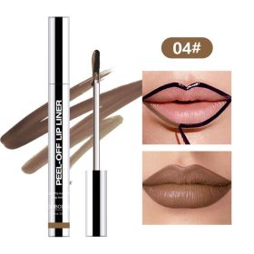 Pull Lip Liner Waterproof Long Lasting And Does Not Fade Lip Lacquer (Option: 3.5ml-04color)