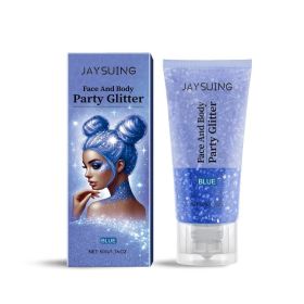 JAYSUING Blue Glitter Gel, 50 g (Option: 50 g)