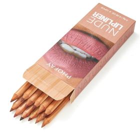 PHOFAY Nude Lipliner Kit (Option: Brown)