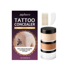 zephoco Soft-Finish Tattoo Concealer Kit, 1 Set (Option: 1 Set)