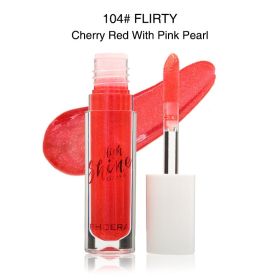 Solid Jelly Lipstick Crystal Lip Balm Water Wave Mirror Lip Gloss Long Lasting Moisturizing Lip Glaze Lip Care Makeup (Option: 104Flirty)