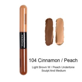 Double Heads Are Suitable For Any Skin Type Natural Color Brightening Liquid Concealer (Option: A 104)