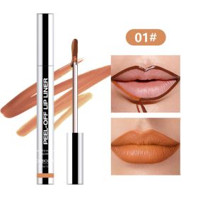 Pull Lip Liner Waterproof Long Lasting And Does Not Fade Lip Lacquer (Option: 3.5ml-01color)