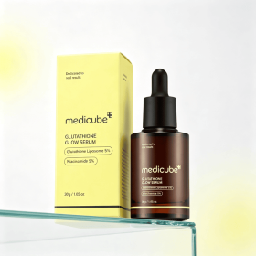 1.05oz Glow Facial Serum with 5% Glutathione Liposome & 5% Niacinamide, Hydrating Skin Brightening Face Serum (style: Meticure - Revitalizing essence brown)