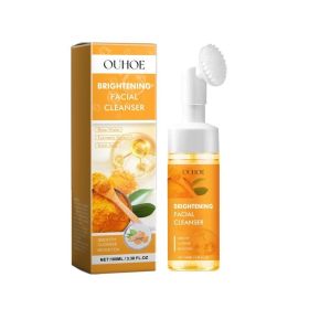 OUHOE Turmeric Cleanser Gently Cleanses Facial Skin, Moistens, Nourishes And Nourishes Skin Without Straining (Option: 4pcs)